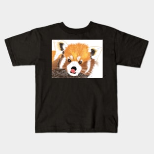 Red panda Kids T-Shirt